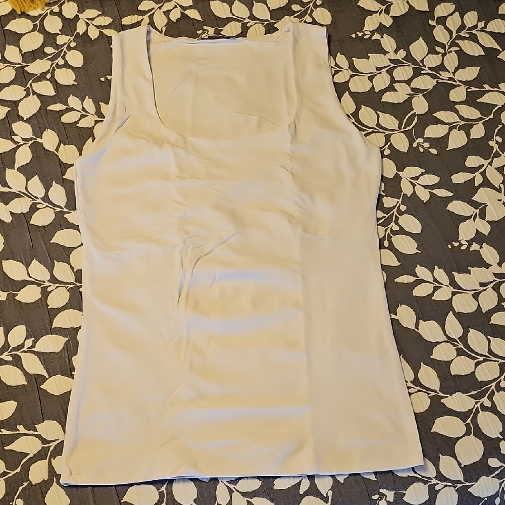 Zara White Tank Top